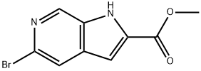 1H-Pyrrolo[2,3-c]pyridine-2-carboxylic acid, 5-bromo-, methyl ester Structure