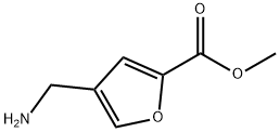 4-Aminomethyl-furan-2-carboxylic acid methyl ester Structure