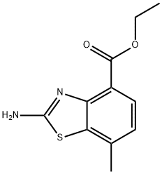 ethyl 2-amino-7-methyl-1,3-benzothiazole-4-carboxylate Structure