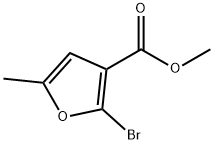 3-Furancarboxylic acid, 2-bromo-5-methyl-, methyl ester Structure