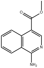 4-Isoquinolinecarboxylic acid, 1-amino-, methyl ester Structure