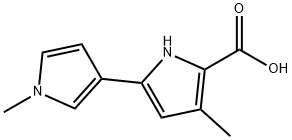 [2,3'-Bi-1H-pyrrole]-5-carboxylic acid, 1',4-dimethyl- 구조식 이미지