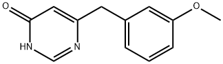 4(3H)-Pyrimidinone, 6-[(3-methoxyphenyl)methyl]- Structure