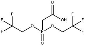 Acetic acid, 2-[bis(2,2,2-trifluoroethoxy)phosphinyl]- 구조식 이미지