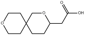 2-{2,9-dioxaspiro[5.5]undecan-3-yl}acetic acid Structure