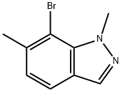 1H-Indazole, 7-bromo-1,6-dimethyl- Structure