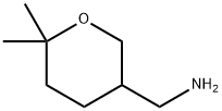 2H-Pyran-3-methanamine, tetrahydro-6,6-dimethyl- Structure