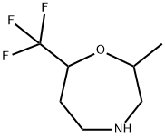 2-methyl-7-(trifluoromethyl)-1,4-oxazepane, Mixture of diastereomers Structure