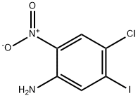 Benzenamine, 4-chloro-5-iodo-2-nitro- Structure