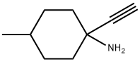 Cyclohexanamine, 1-ethynyl-4-methyl- Structure