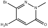 5-Amino-6-bromo-2-methyl-2H-pyridazin-3-one 구조식 이미지