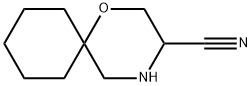 1-Oxa-4-azaspiro[5.5]undecane-3-carbonitrile Structure