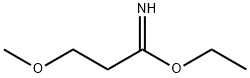 Propanimidic acid, 3-methoxy-, ethyl ester Structure