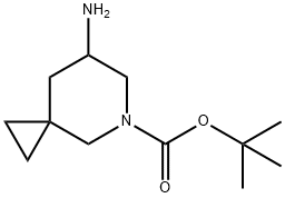 7-Amino-5-aza-spiro[2.5]octane-5-carboxylic acid tert-butyl ester Structure