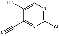 4-Pyrimidinecarbonitrile, 5-amino-2-chloro- Structure