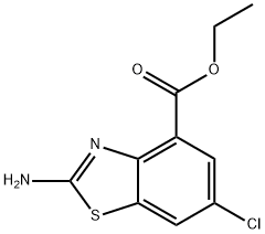 ethyl 2-amino-6-chloro-1,3-benzothiazole-4-carboxylate Structure