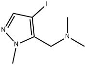 1H-Pyrazole-5-methanamine, 4-iodo-N,N,1-trimethyl- 구조식 이미지