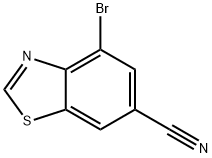 4-bromo-1,3-benzothiazole-6-carbonitrile Structure