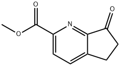 5H-Cyclopenta[b]pyridine-2-carboxylic acid, 6,7-dihydro-7-oxo-, methyl ester Structure