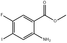 2-Amino-5-fluoro-4-iodo-benzoic acid methyl ester Structure