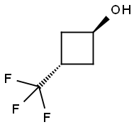 trans-3-(trifluoromethyl)cyclobutanol Structure