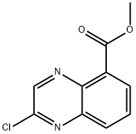 5-Quinoxalinecarboxylic acid, 2-chloro-, methyl ester Structure