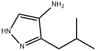 1H-Pyrazol-4-amine, 3-(2-methylpropyl)- 구조식 이미지