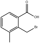 Benzoic acid, 2-(bromomethyl)-3-methyl- Structure