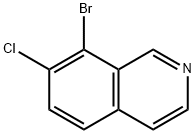 8-bromo-7-chloroisoquinoline 구조식 이미지