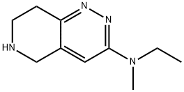 Pyrido[4,3-c]pyridazin-3-amine, N-ethyl-5,6,7,8-tetrahydro-N-methyl- 구조식 이미지