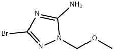 1H-1,2,4-Triazol-5-amine, 3-bromo-1-(methoxymethyl)- Structure