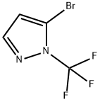 5-Bromo-1-trifluoromethyl-1H-pyrazole Structure