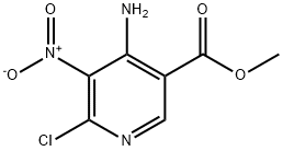 3-Pyridinecarboxylic acid, 4-amino-6-chloro-5-nitro-, methyl ester Structure