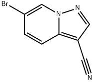 Pyrazolo[1,5-a]pyridine-3-carbonitrile, 6-bromo- 구조식 이미지