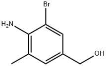 Benzenemethanol, 4-amino-3-bromo-5-methyl- Structure