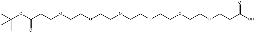 Acid-PEG6-t-butyl ester 구조식 이미지