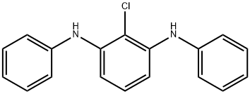 1,3-Benzenediamine, 2-chloro-N1,N3-diphenyl- Structure