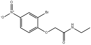 2-(2-Bromo-4-nitrophenoxy)-N-ethylacetamide Structure