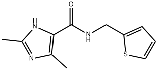 1H-Imidazole-5-carboxamide, 2,4-dimethyl-N-(2-thienylmethyl)- Structure