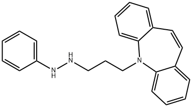 5H-Dibenz[b,f]azepine, 5-[3-(2-phenylhydrazinyl)propyl]- Structure