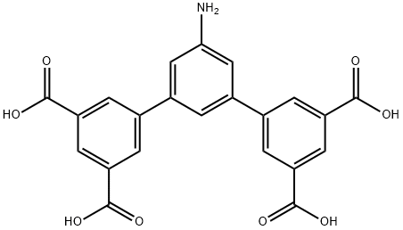 5'-amino-[1,1':3',1"-te rphenyl]-3,3",5,5"-tet racarboxylic acid Structure