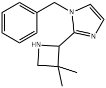 1-benzyl-2-(3,3-dimethylazetidin-2-yl)-1H-imidazole Structure