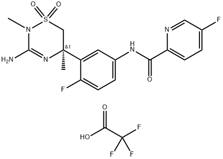 Verubecestat Trifluoroacetate Structure