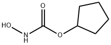 Carbamic acid, N-hydroxy-, cyclopentyl ester Structure