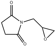 2,5-Pyrrolidinedione, 1-(2-oxiranylmethyl)- Structure