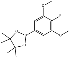 4-Fluoro-3,5-dimethoxyphenylboronic acid, pinacol ester Structure