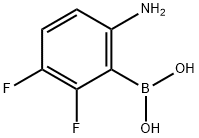 Boronic acid, B-(6-amino-2,3-difluorophenyl)- 구조식 이미지