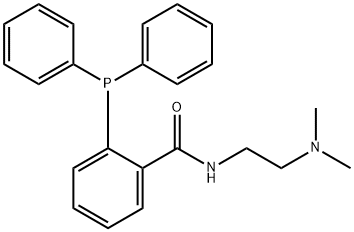 Benzamide, N-[2-(dimethylamino)ethyl]-2-(diphenylphosphino)- Structure