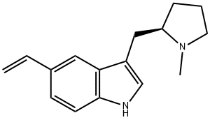 1H-Indole, 5-ethenyl-3-[[(2R)-1-methyl-2-pyrrolidinyl]methyl]- Structure