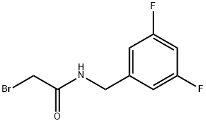 Acetamide, 2-bromo-N-[(3,5-difluorophenyl)methyl]- Structure